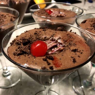 Chocolate mousse, Midrand