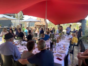 Open air paved reception space, Centurion